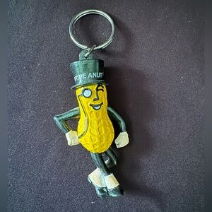 Vintage Planters Mr. Peanut Keychain